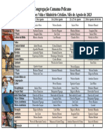 Programa de ReuniÃ Es Vida e MinistÃ©rio Agosto de 2023