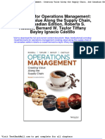 Download Full Test Bank For Operations Management Creating Value Along The Supply Chain 2Nd Canadian Edition Roberta S Russell Bernard W Taylor Tiffany Bayley Ignacio Castillo pdf docx full chapter chapter