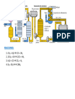 Diagrama y Reacciones (Amoniaco)