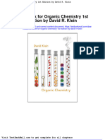 Full Test Bank For Organic Chemistry 1St Edition by David R Klein PDF Docx Full Chapter Chapter