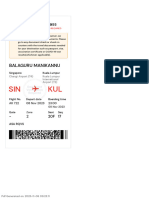 E-Boarding Pass: Document Verification Required