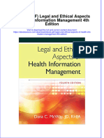 Full Download Ebook PDF Legal and Ethical Aspects of Health Information Management 4Th Edition Ebook PDF Docx Kindle Full Chapter