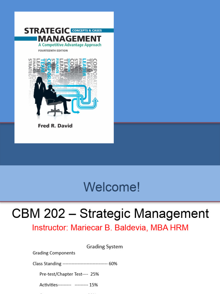 Strategic Management Overview Guide | PDF | Strategic Management ...
