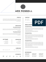 Mark Monnell: Frofile Contact