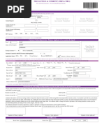 IOB NRE NRO FCNR Account Opening Form | PDF | Banks | Payments