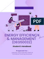 Chapter 1 Energy Efficiency & Management (Deg50032)
