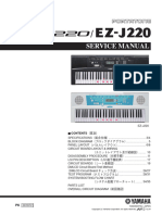 Yamaha pk001872 Ez-220 Ez-J220