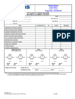 Mechanichal Alignement Check List