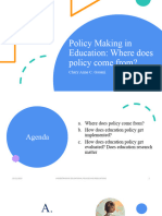 Policy Making in Education