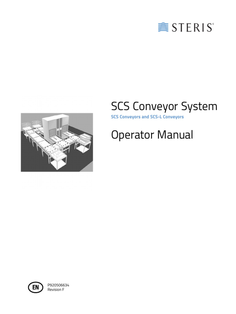 SCS Conveyor System SCS Conveyors and SCS-L Conveyors Operator Manual ...