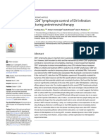 Cao Et Al 2018 CD8+ Lymphocyte Control of SIV Infection During Antiretroviral Therapy