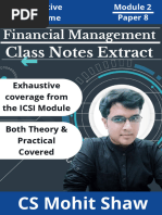 Class Notes Cost of Capital