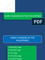 1 The Early Humans in The Philippines