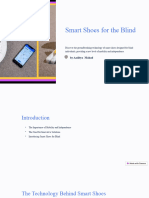 Smart Shoes For The Blind