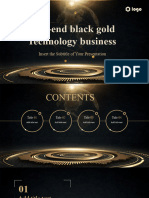 Black Gold Technology Business Slides