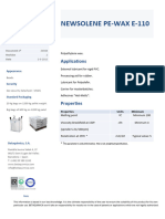 Betaquimca EN - NEWSOLENE PE-WAX E-110 - 20388 - SDS - 20150113 - BETAQUIMICA - (...