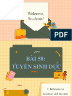 Bai 58 Tuyen Sinh Duc