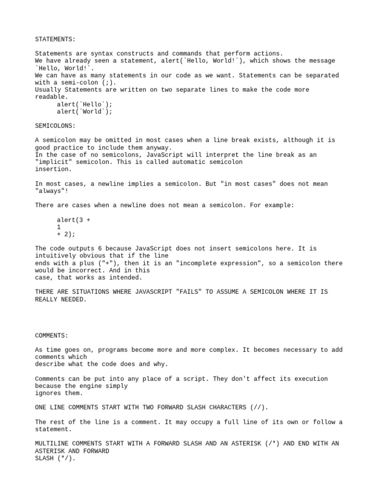 C Basic Code Structure