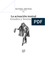 Actuacion Teatral