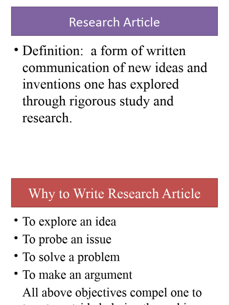 Research Article | PDF | Citation | Methodology