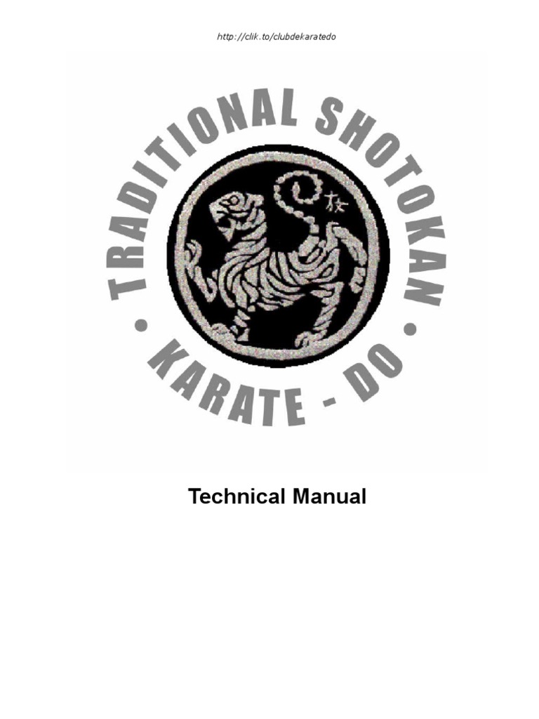 Shotokan Karate Technical Manual | PDF | Karate | Shotokan