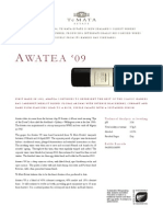 Te Mata Awatea 2009