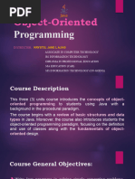 Lesson 1. Object-Oriented Programming Concepts