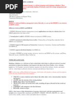 Introduction To Dbms - 1