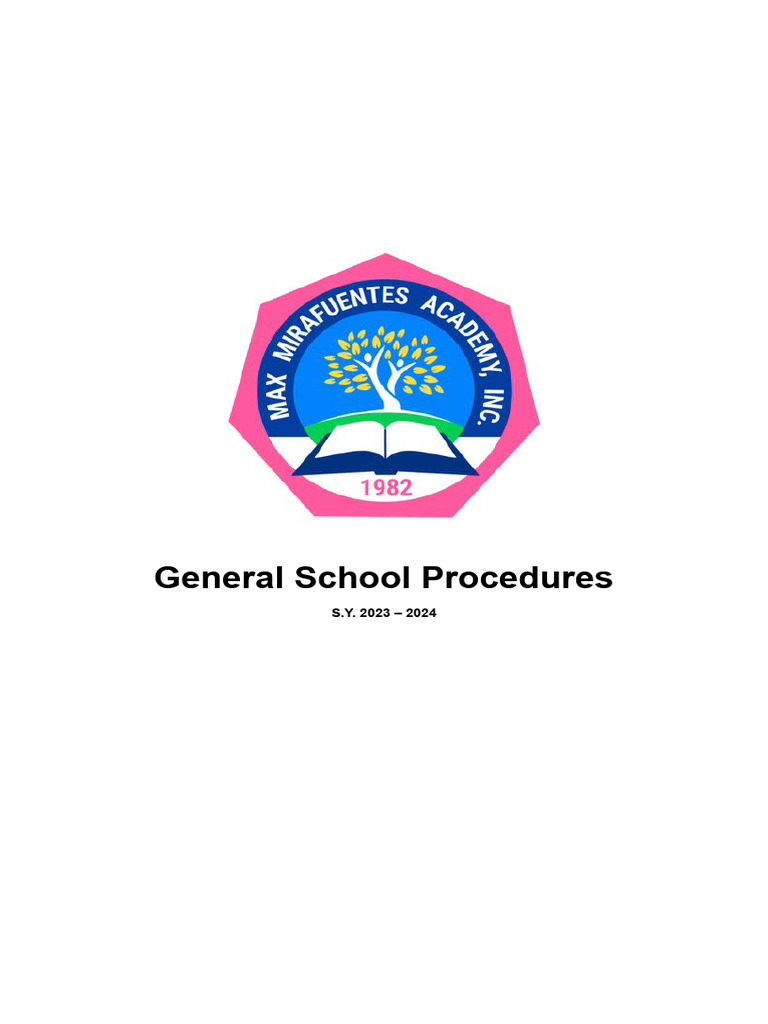 General School Procedures | PDF | Clothing | Trousers