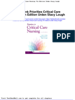 Download Full Test Bank Priorities Critical Care Nursing 7Th Edition Urden Stacy Lough pdf docx full chapter chapter