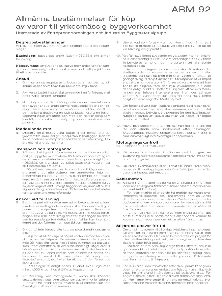 ABM92 | PDF