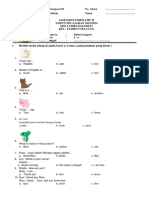 Asesmen Formatif 2 Bahasa Inggris Kelas 1