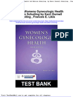 Full Test Bank Womens Gynecologic Health 3Rd Edition Schuiling PDF Docx Full Chapter Chapter