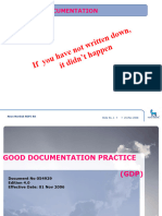 Good Documentation Practice