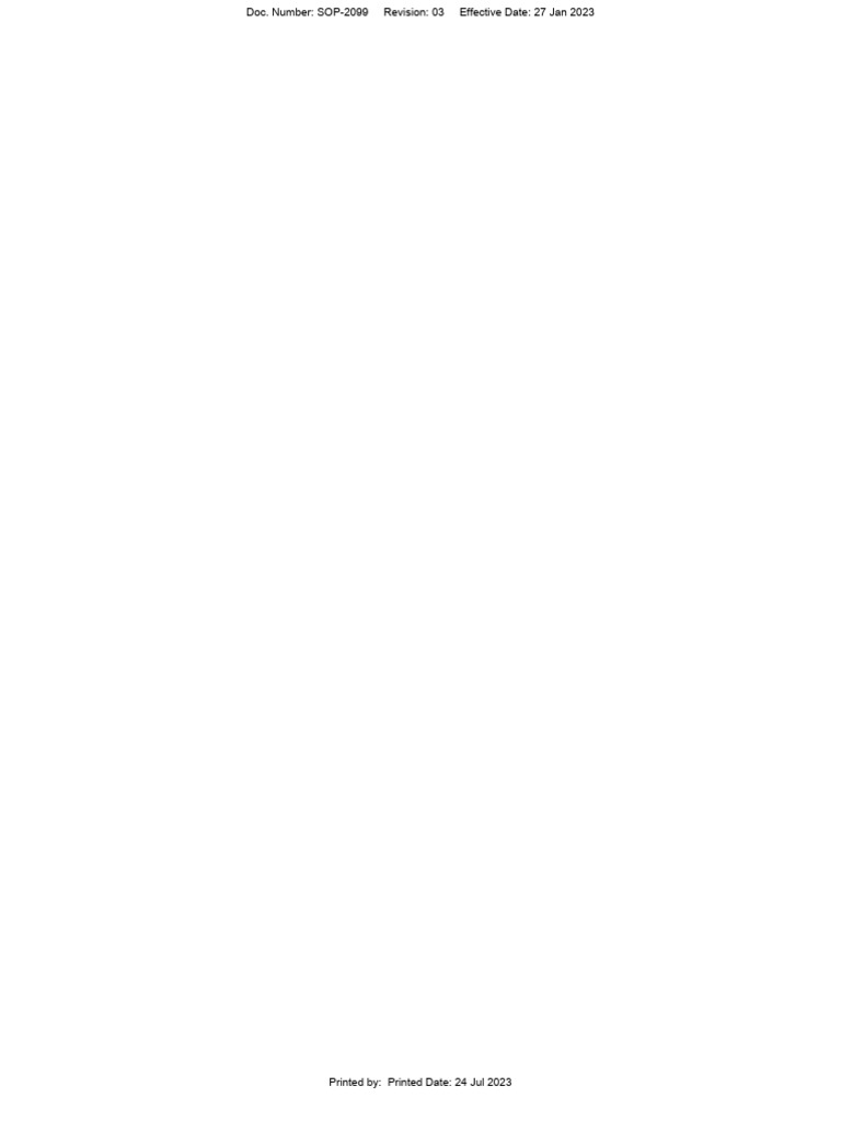 Sop 2099 v03 guidance to chromatographic analytical method