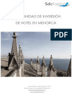 Oportunidad de Inversión de Hotel en Menorca