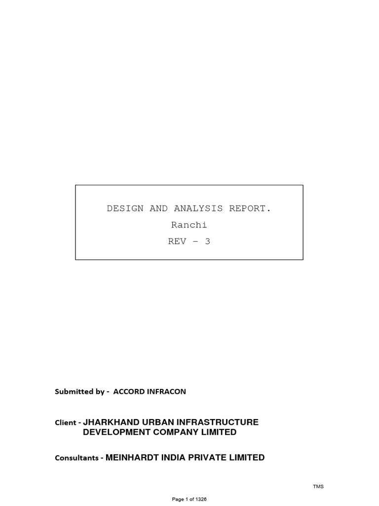 Analysis Report Tensile Canopy - Ranchi - R3 | PDF | Truss | Screw