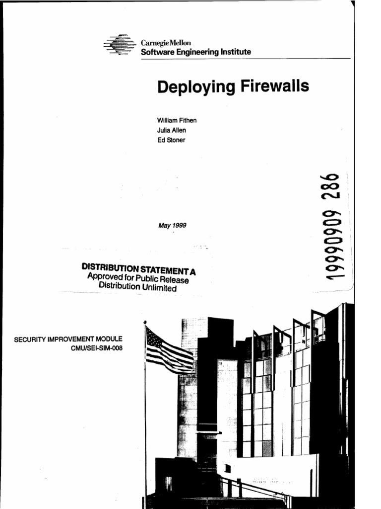 Deploying Firewal | PDF | Firewall (Computing) | Proxy Server