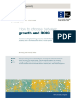 How To Choose Between Growth and ROIC