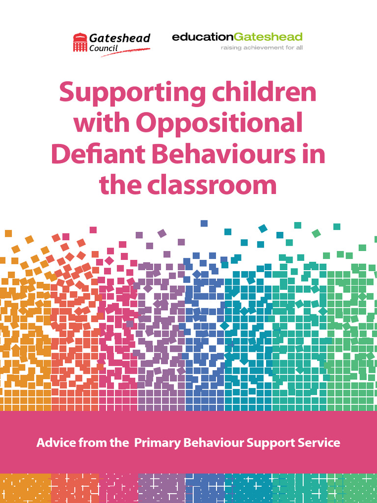 Strategies for Managing Defiant Behaviors | PDF | Psychology ...