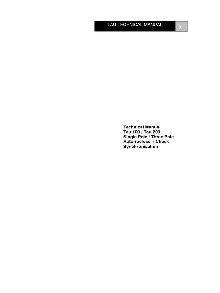 Tau 100 200 section 01 description of op pdf relay