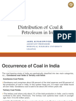 1895 - Distribution of Coal & Petroleum in India