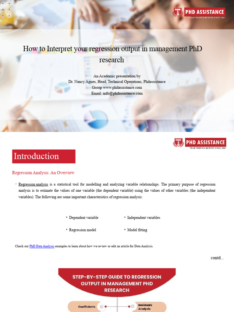 How to Interpret Your Regression Output in Management PhD Research ...