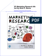 Full Download Ebook PDF Marketing Research 9Th Edition by Alvin C Burns Ebook PDF Docx Kindle Full Chapter