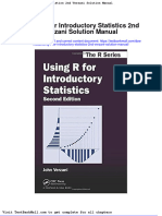 Download Full Using R For Introductory Statistics 2Nd Verzani Solution Manual pdf docx full chapter chapter