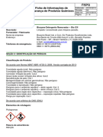 FISPQ - Biozyme BIO 331 Detergente Removedor (Rev.02) - 10.2019
