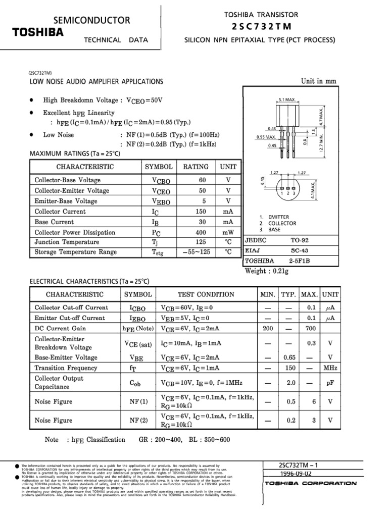 2sc732tm GR | PDF