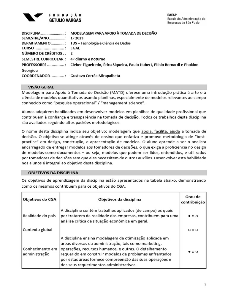 Modelagem para Decisão: Curso CGAE | PDF | Simulação de computador ...