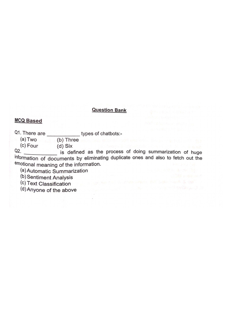 Ch 3 nlp questions pdf