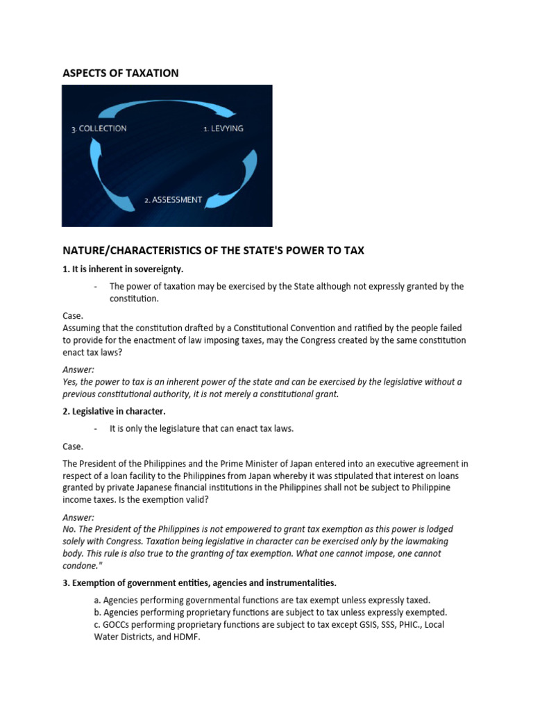 1 Fundamental Principles Of Taxation Part 2 Pdf Taxes Value Added Tax